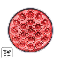 United Pacific - 19 LED 4" Round Double Fury Stop & Turn Light (Various Color Options)