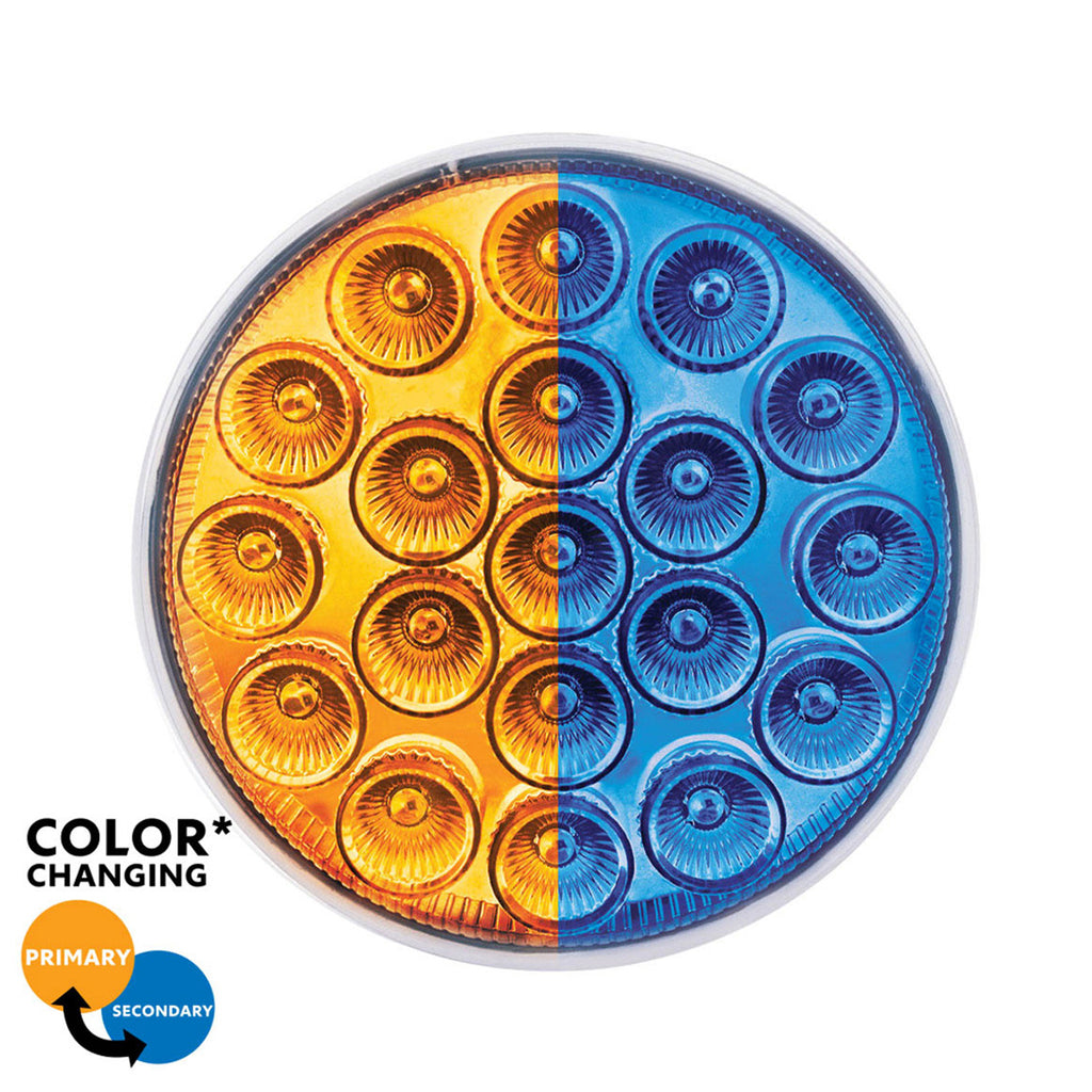 United Pacific - 19 LED 4" Round Double Fury Stop & Turn Light (Various Color Options)