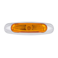 5-3/4" Wide 3 LED ViperEye Clearance/Marker Light - Amber LEDs (Amber or Clear Lens)