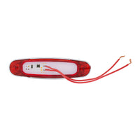 5-3/4" Wide 3 LED ViperEye Clearance/Marker Light - Red LEDs (Red or Clear Lens)