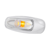 5-3/4" Wide 3 LED ViperEye Clearance/Marker Light - Amber LEDs (Amber or Clear Lens)