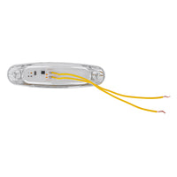 5-3/4" Wide 3 LED ViperEye Clearance/Marker Light - Amber LEDs (Amber or Clear Lens)