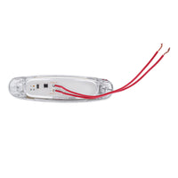 5-3/4" Wide 3 LED ViperEye Clearance/Marker Light - Red LEDs (Red or Clear Lens)