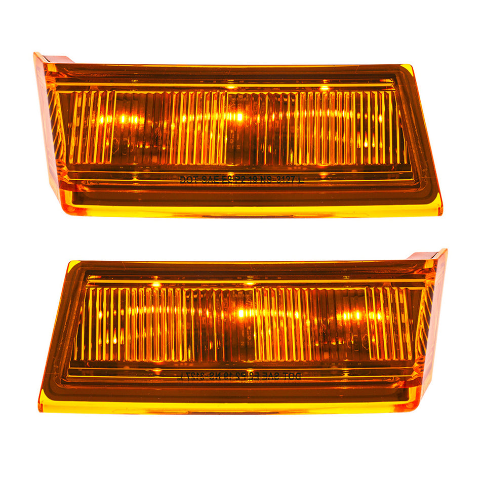 6 LED Amber Turn Signal Light For 2018-2024 Freightliner Cascadia (Driver or Passenger Side)