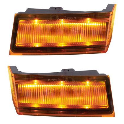 6 LED Amber Turn Signal Light For 2018-2024 Freightliner Cascadia - Competition Series (Driver or Passenger Side)