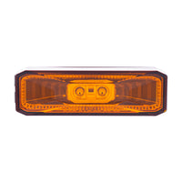10 LED Rectangular Abyss Clearance/Marker Light (Amber LEDs/Amber Lens or Red LEDs/Red Lens)