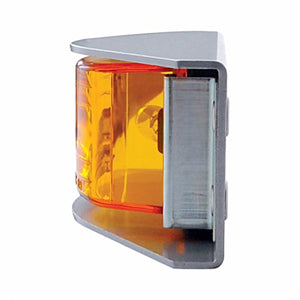 United Pacific - Large or Small Narrow-Rail Clearance/Marker Light (Amber Lens)