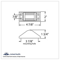 United Pacific - Large or Small Narrow-Rail Clearance/Marker Light (Amber Lens)