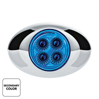 United Pacific - 4 LED Double Fury Clearance/Marker Light w Clear Lens (Various LED Colors)