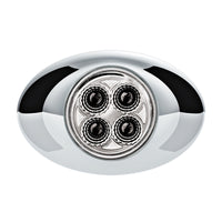 United Pacific - 4 LED Double Fury Clearance/Marker Light w Clear Lens (Various LED Colors)