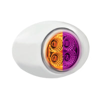 United Pacific - 4 LED Double Fury Clearance/Marker Light w Clear Lens (Various LED Colors)