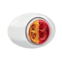 United Pacific - 4 LED Double Fury Clearance/Marker Light w Clear Lens (Various LED Colors)