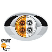 United Pacific - 4 LED Double Fury Clearance/Marker Light w Clear Lens (Various LED Colors)