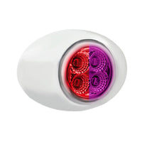 United Pacific - 4 LED Double Fury Clearance/Marker Light w Clear Lens (Various LED Colors)