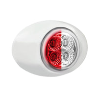 United Pacific - 4 LED Double Fury Clearance/Marker Light w Clear Lens (Various LED Colors)