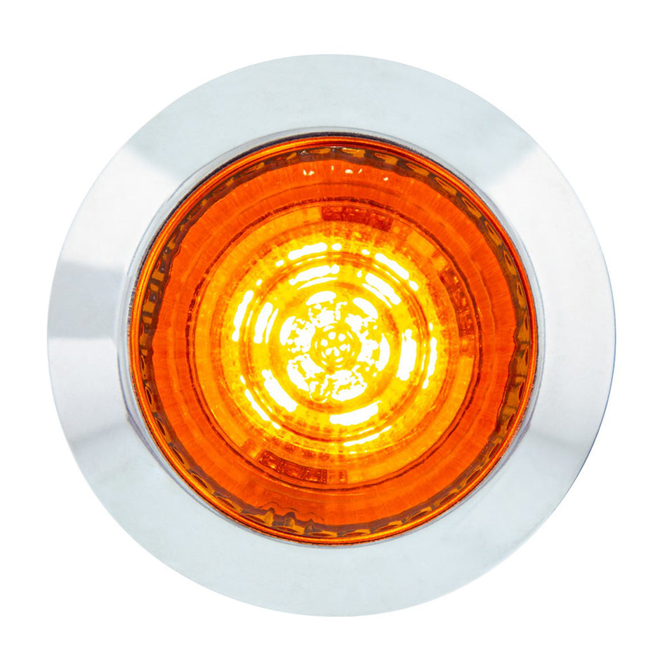 6 LED 1-1/4" Dual Function Clearance/Marker Light - Amber LED or Red LED (Colored or Clear Lens)