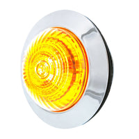 6 LED 1-1/4" Dual Function Clearance/Marker Light - Amber LED or Red LED (Colored or Clear Lens)