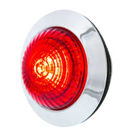 6 LED 1-1/4" Dual Function Clearance/Marker Light - Amber LED or Red LED (Colored or Clear Lens)