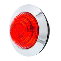 6 LED 1-1/4" Dual Function Clearance/Marker Light - Amber LED or Red LED (Colored or Clear Lens)