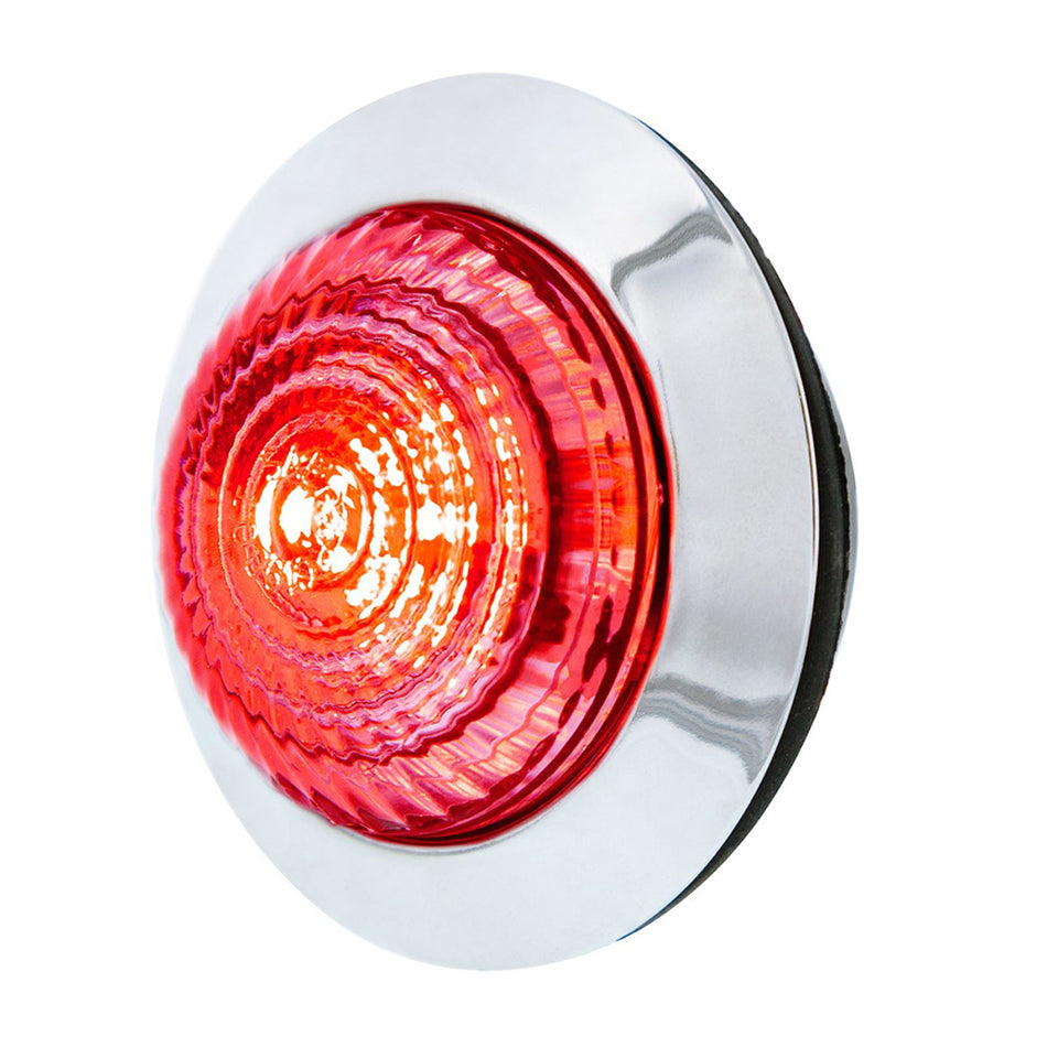 6 LED 1-1/4" Dual Function Clearance/Marker Light - Amber LED or Red LED (Colored or Clear Lens)