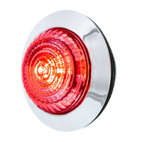6 LED 1-1/4" Dual Function Clearance/Marker Light - Amber LED or Red LED (Colored or Clear Lens)