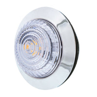 6 LED 1-1/4" Dual Function Clearance/Marker Light - Amber LED or Red LED (Colored or Clear Lens)