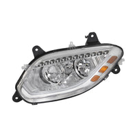 Chrome or Black 86 LED Headlight For 2018-2024 International LT (Driver or Passenger Side)