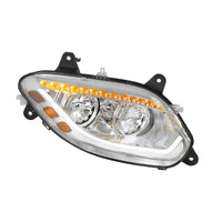 Chrome or Black 86 LED Headlight For 2018-2024 International LT (Driver or Passenger Side)