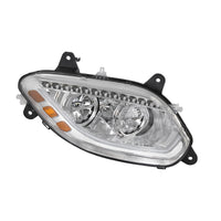Chrome or Black 86 LED Headlight For 2018-2024 International LT (Driver or Passenger Side)