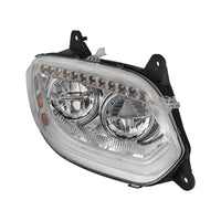 Chrome or Black 86 LED Headlight For 2018-2024 International LT (Driver or Passenger Side)