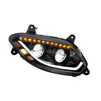 Chrome or Black 86 LED Headlight For 2018-2024 International LT (Driver or Passenger Side)