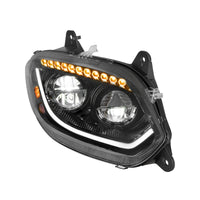 Chrome or Black 86 LED Headlight For 2018-2024 International LT (Driver or Passenger Side)