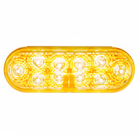 10 LED 6" Oval Stop, Turn & Tail Light w/ Heated Lens (Red LEDs/Red Lens or Amber LEDs/Amber Lens)