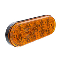 10 LED 6" Oval Stop, Turn & Tail Light w/ Heated Lens (Red LEDs/Red Lens or Amber LEDs/Amber Lens)