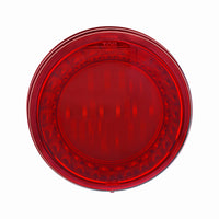 30 LED 4" Round Lumos Stop, Turn & Tail Light I-Series - Red, Amber or White LEDs (Red or Amber Lens)