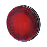 30 LED 4" Round Lumos Stop, Turn & Tail Light I-Series - Red, Amber or White LEDs (Red or Amber Lens)