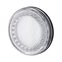 30 LED 4" Round Lumos Stop, Turn & Tail Light I-Series - Red, Amber or White LEDs (Red or Amber Lens)