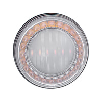30 LED 4" Round Lumos Stop, Turn & Tail Light I-Series - Red, Amber or White LEDs (Red or Amber Lens)