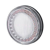 30 LED 4" Round Lumos Stop, Turn & Tail Light I-Series - Red, Amber or White LEDs (Red or Amber Lens)