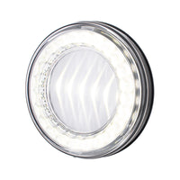 30 LED 4" Round Lumos Stop, Turn & Tail Light I-Series - Red, Amber or White LEDs (Red or Amber Lens)