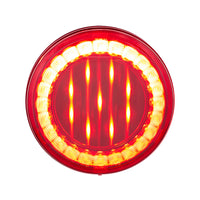 33 LED 4" Round Lumos Stop, Turn & Tail Light X-Series - Red LEDs (Red or Clear Lens)