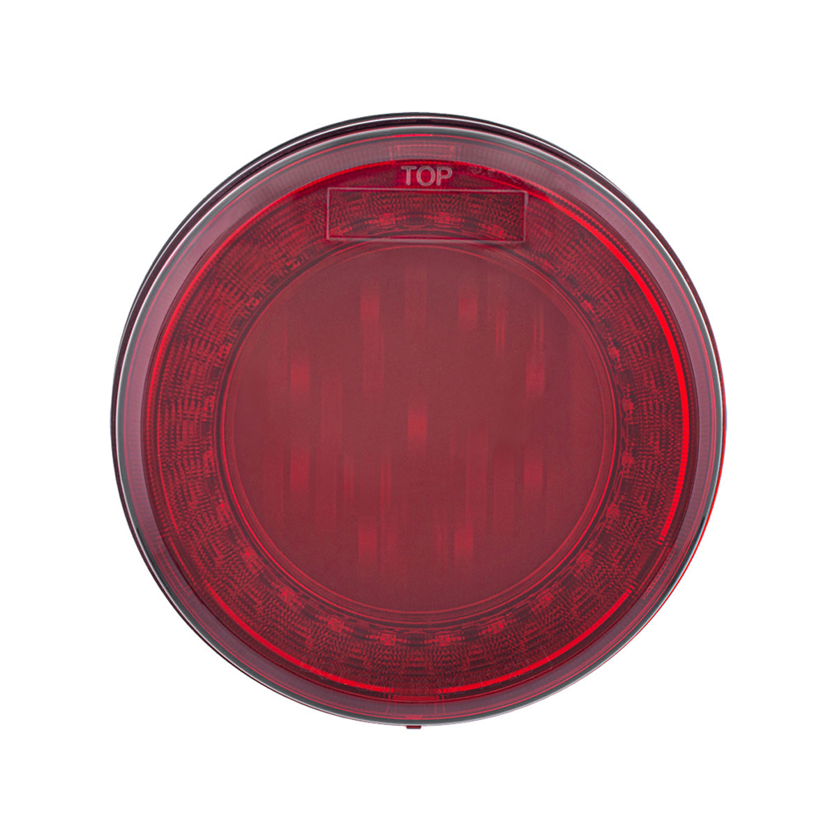 33 LED 4" Round Lumos Stop, Turn & Tail Light X-Series - Red LEDs (Red or Clear Lens) - Berube's Truck Accessories