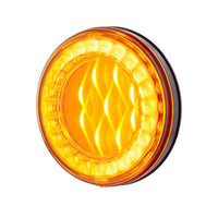 33 LED 4" Round Lumos Turn Signal Light X-Series - Amber LEDs (Amber or Clear Lens)