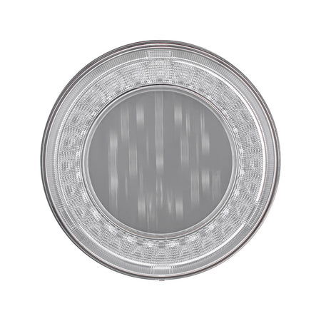 33 LED 4" Round Lumos Stop, Turn & Tail Light X-Series - Red LEDs (Red or Clear Lens) - Berube's Truck Accessories