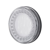 33 LED 4" Round Lumos Stop, Turn & Tail Light X-Series - Red LEDs (Red or Clear Lens)