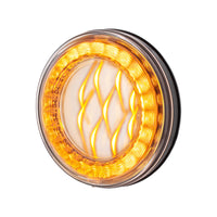 33 LED 4" Round Lumos Turn Signal Light X-Series - Amber LEDs (Amber or Clear Lens)