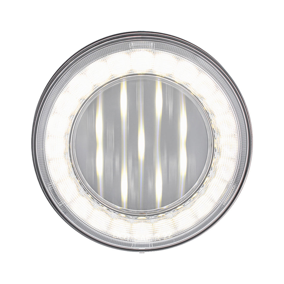 33 LED 4" Round or 6" Oval Lumos Back-Up Light - X-Series, S-Series or I-Series - White LEDs (Clear Lens)