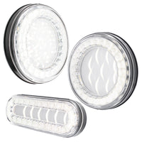 33 LED 4" Round or 6" Oval Lumos Back-Up Light - X-Series, S-Series or I-Series - White LEDs (Clear Lens)