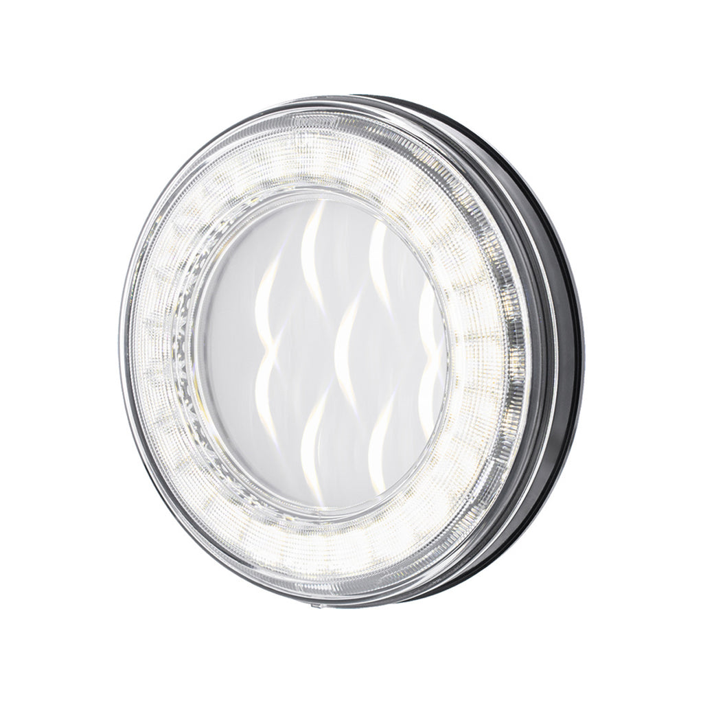 33 LED 4" Round or 6" Oval Lumos Back-Up Light - X-Series, S-Series or I-Series - White LEDs (Clear Lens)