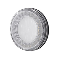 33 LED 4" Round or 6" Oval Lumos Back-Up Light - X-Series, S-Series or I-Series - White LEDs (Clear Lens)